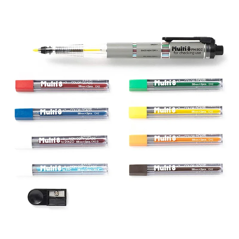 Pentel Pen Energel - Pensil Mekanik Pentel Multi+8 Jepang 2.0mm,