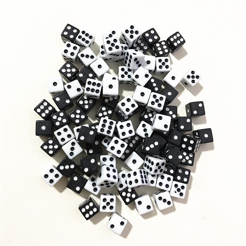 50 Buah 10Mm Akrilik Titik Per - Puzzle Blank White ulasan dan harga